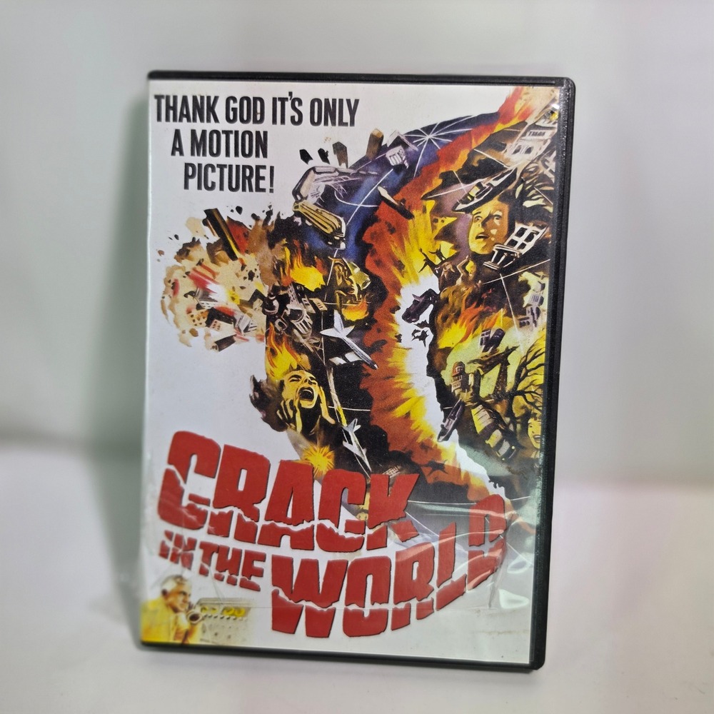 Crack in the World DVD 1965 Sci-Fi Disaster Movie Olive Films Widescreen Clean